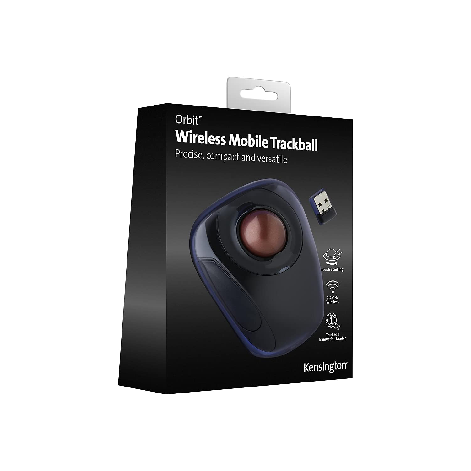 Kensington Orbit Wireless Trackball Black/Red Kmw72352
