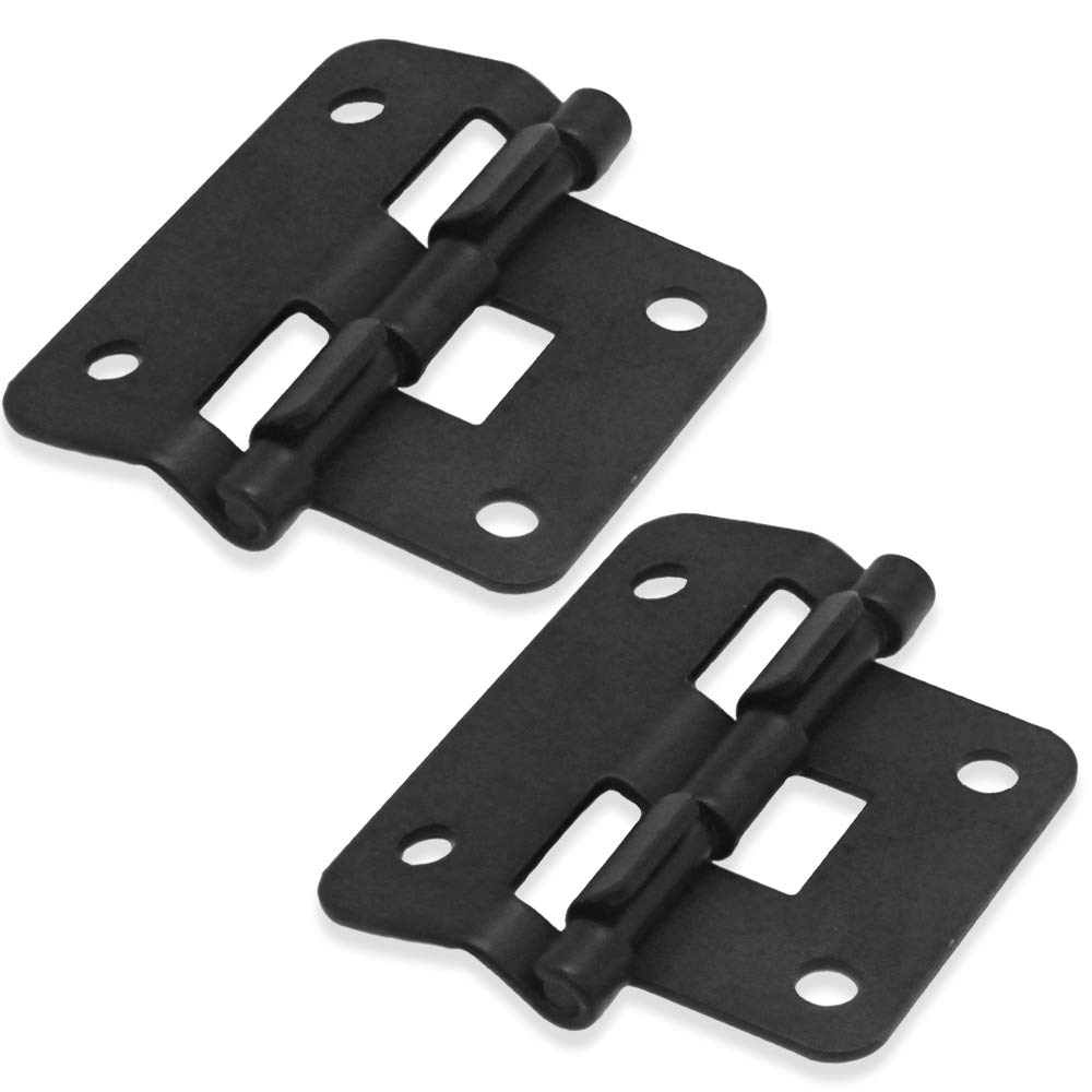 Seismic Audio - SARHW23-2 Pack of Black 2 Piece Lift Off Hinges for PA/DJ Gear