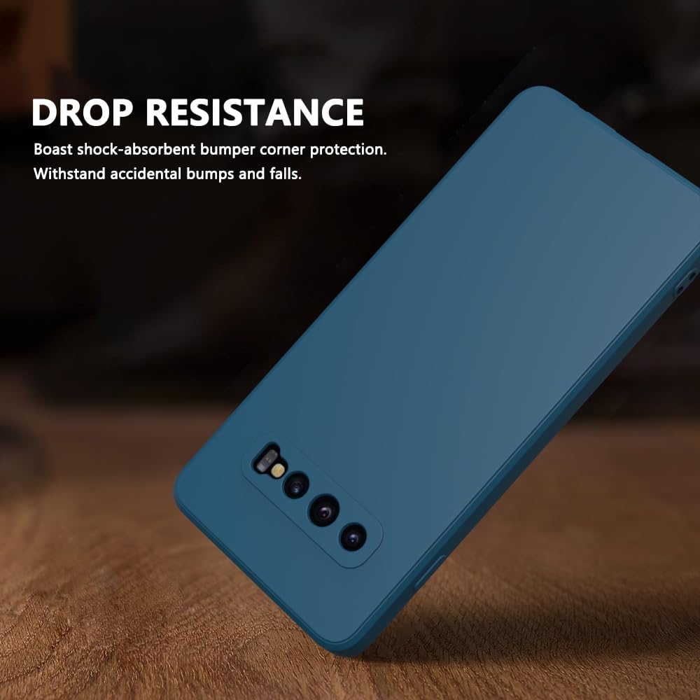 Wogroo For Samsung Galaxy S10 Case Dark Blue, Scratch Resistant With Soft Touch, Slim Thin Phone Cover For Samsung Galaxy S10