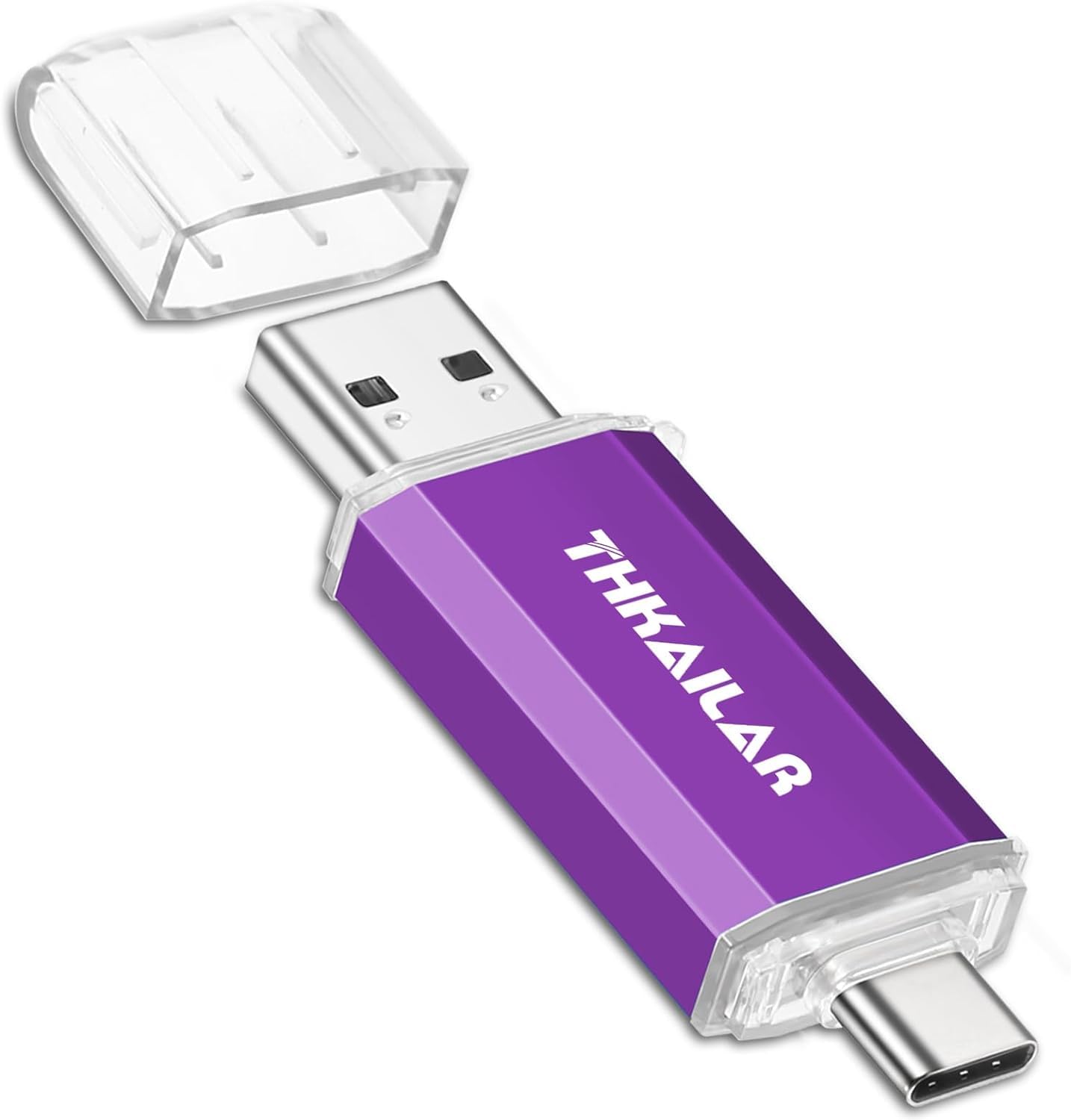 Thkailar 128Gb Usb C Flash Drive 3.1, Usb C Thumb Drive 3.0 Up To 150Mb/S Read Usb Drive For Iphone 15,Android Phones,Pc,Macbook