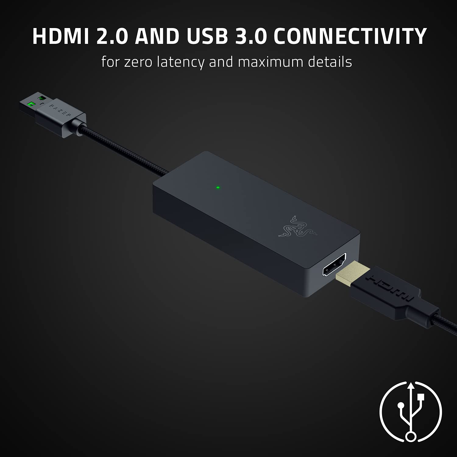 Razer Ripsaw X Usb Capture Card W/Camera Connection: 4K 30Fps   Obs & Streamlabs Compatible   For Streaming, Gaming, Video Confe