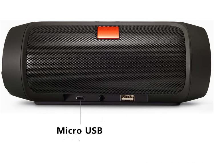 Sqrmekoko Replacement Charging Power Supply Cable for JBL Wireless Speaker - Orange Cord Line