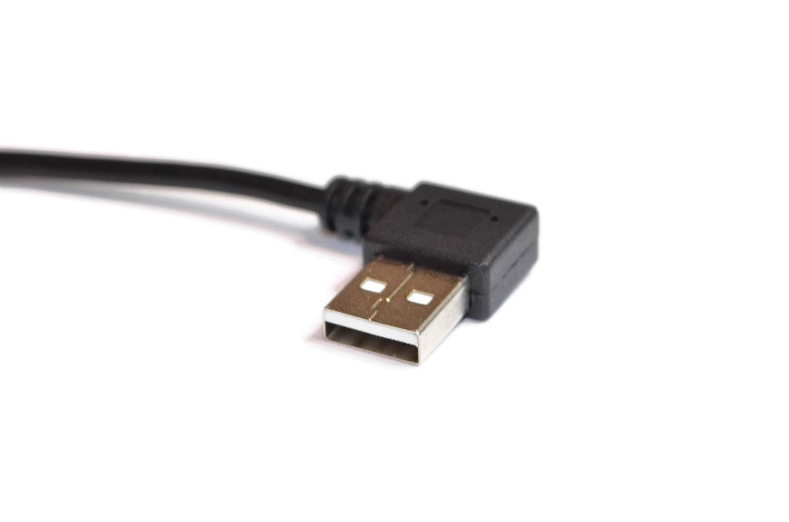 Ozzmaker Short Usb Cable (6 Inches/15Cm) Right Angle Usb(Male)   To Micro B(Male)   Black