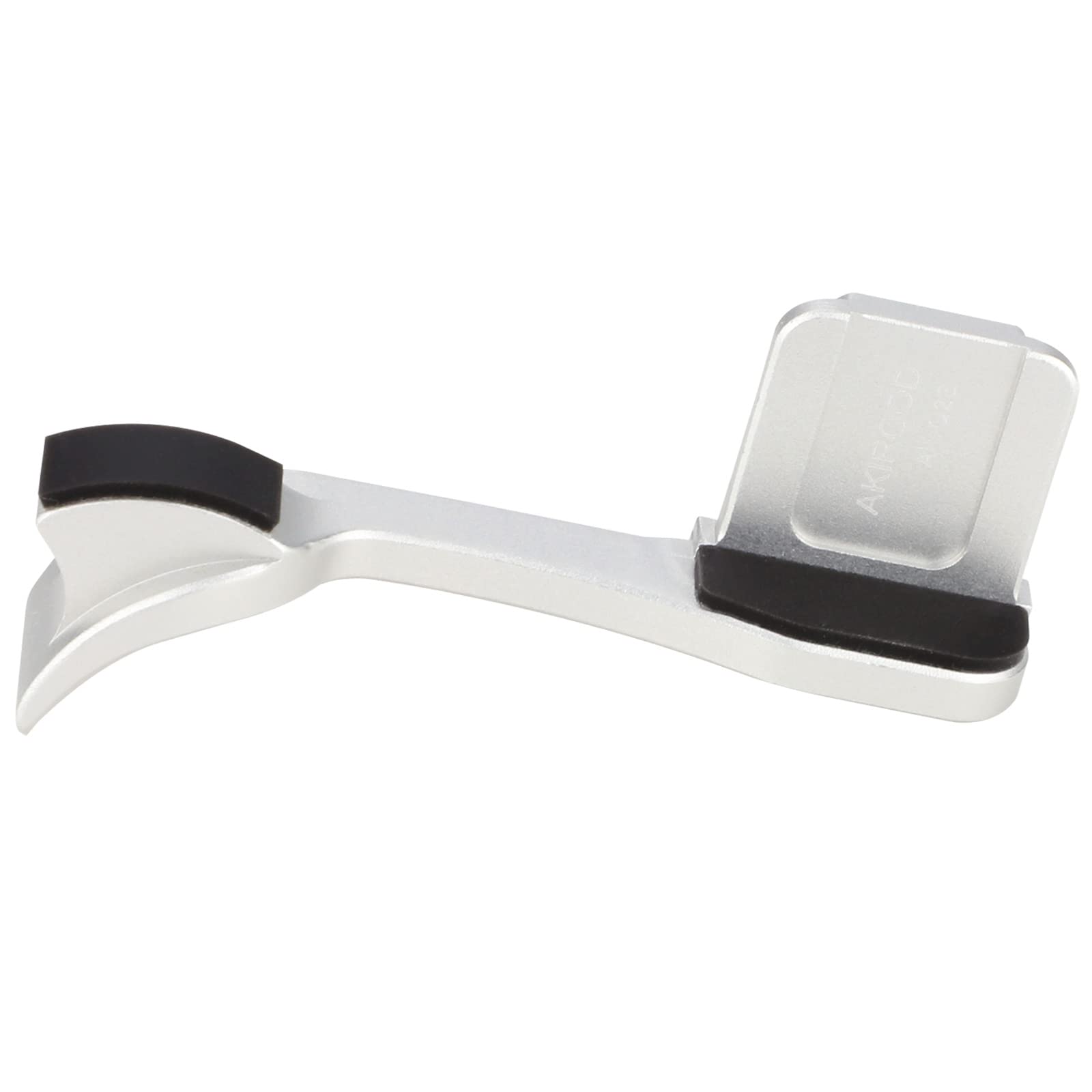 Akirood Metal Thumb Up Hand Grip For Leica Q2 Digital Camera Silver