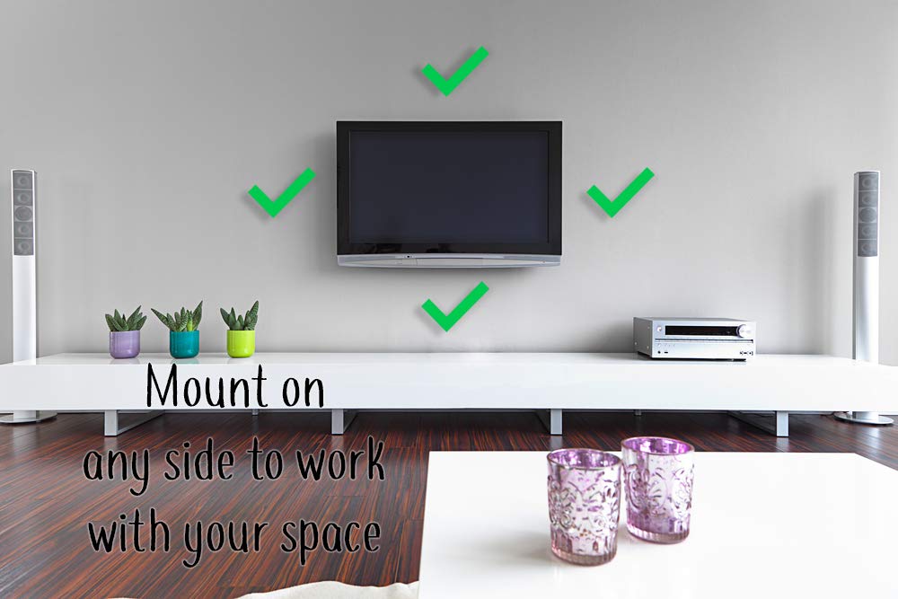 Dot Genie Easy Hanging Fire Tv Cube Wall Mount (Fits 1St & 2Nd Gen And New 3Rd Gen Fire Tv Cube) | Updated For More Support | Totally Hides Cords | Improves Visibility | Quick Install