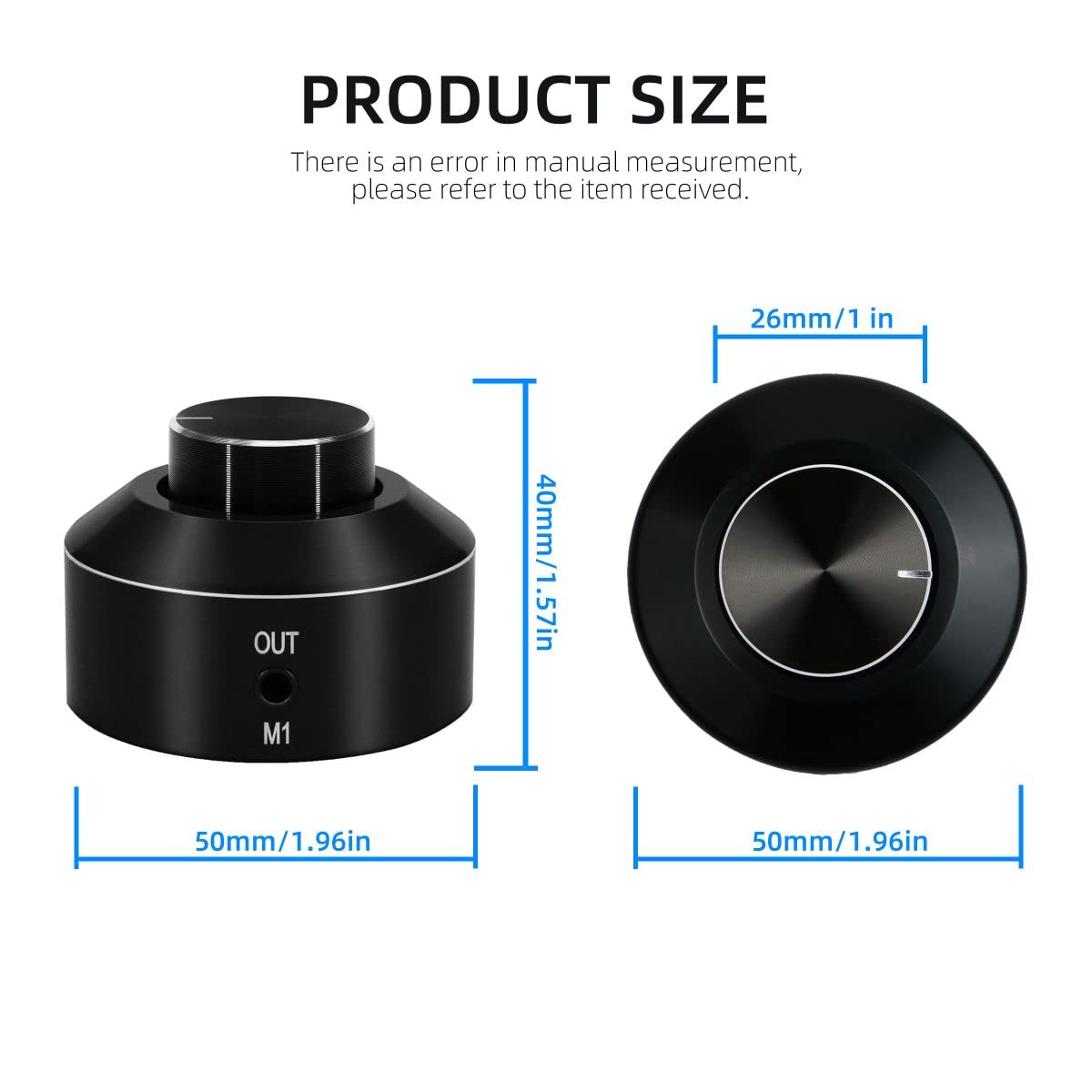 Kguss Mini Active Volume Control Knob Volume Controller 3.5Mm Audio Adjuster Pc Speaker Amplifier Switcher,Volume Control Knob Speaker Audio Adjuster For Win10/8/7/Vista/Xp/Mac Kl