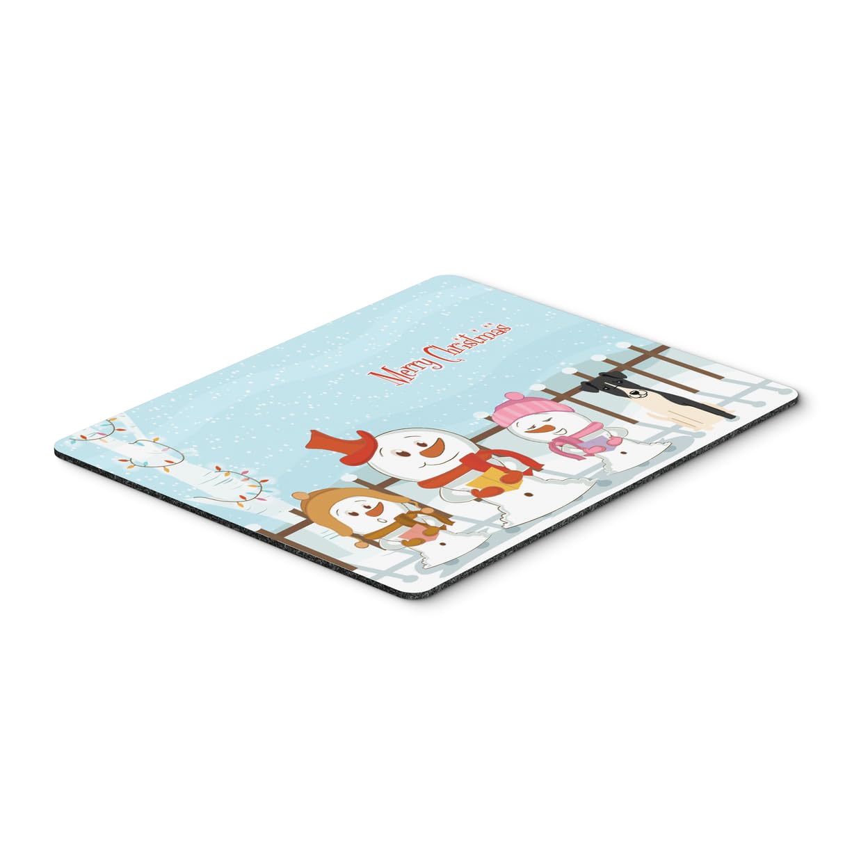 Carolines Treasures BB2429MP Merry Christmas Carolers Smooth Fox Terrier Mouse Pad, Hot Pad or Trivet for Home Office Gaming Wo
