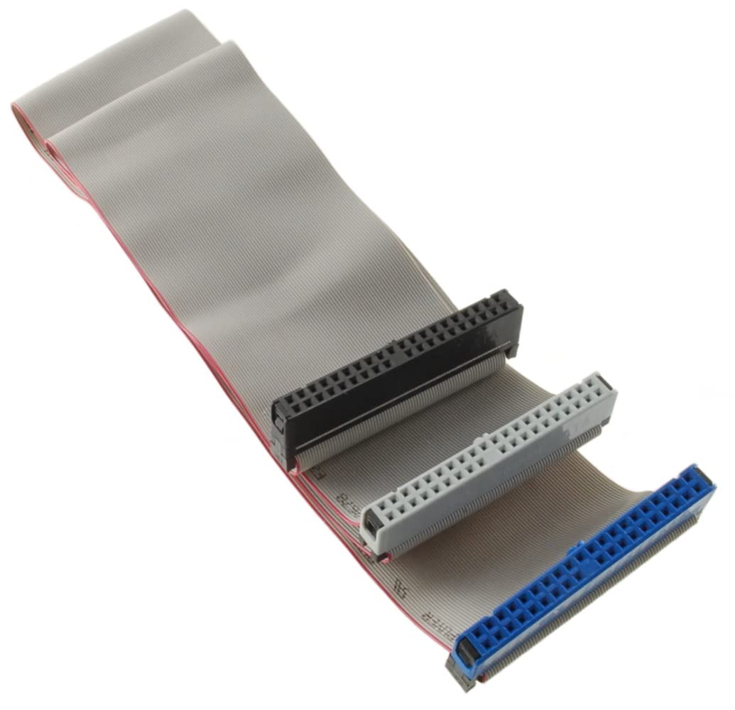 24' 40-Pin 80-Wire Ultra ATA 2-Drive Ribbon Cable, Manhattan 332781, Model:, Electronic Store