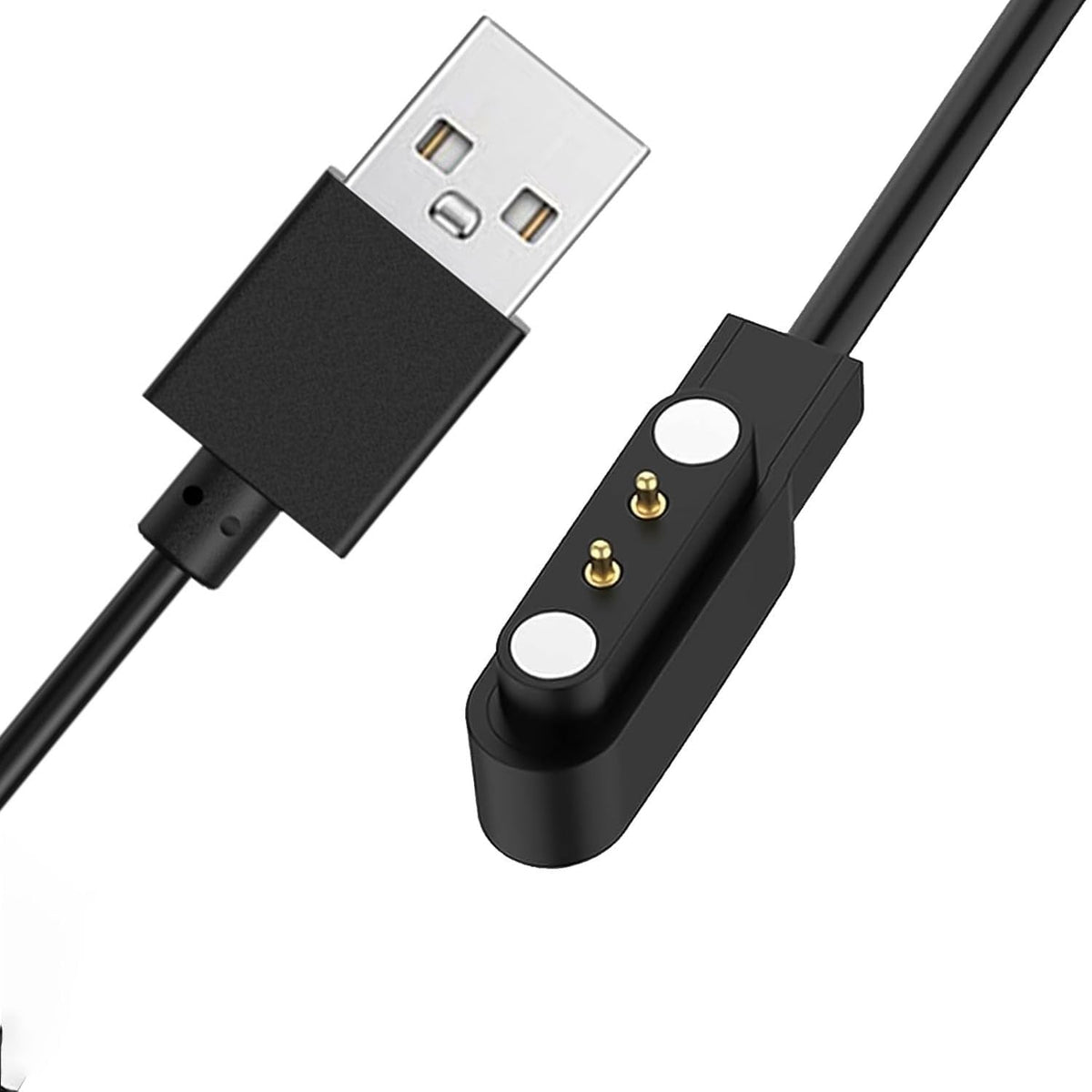 Xininyia 2 Pin Chargers For Gloryfit Smart Watch Charger, 4Mm Magnetic Usb Charging Cable For Smart Watches With The Gloryfit Ap