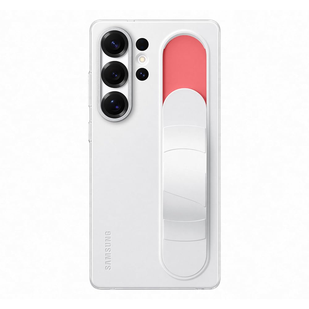 Samsung Galaxy Official Standing Grip Case For Galaxy S25 Ultra, White