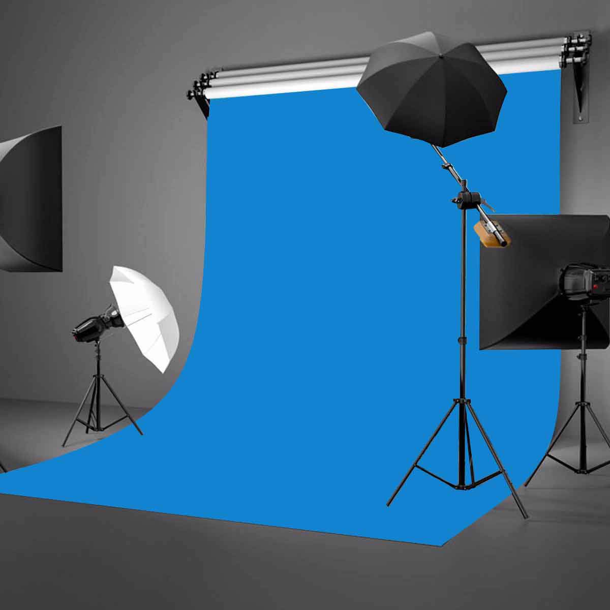 Lylycty 5X7Ft Photography Studio Non Woven Backdrop Blue Backdrop Solid Color Backdrop Navy Blue Simple Background Ly077