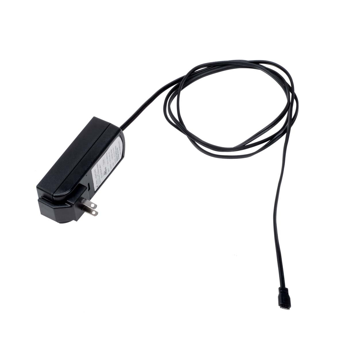 WAC Lighting EN-24100-P-AR-T 120V Input 24V Output 100W Plug-in Electronic Transformer for InvisLED Tape Light, Black