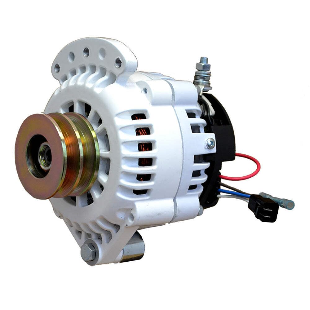 Balmar Alternator 120 Amp 12V 1-2'' Single Foot Spindle Mount Dual Vee Pulley W/Isolated Ground,WBAUVB000M6D42I