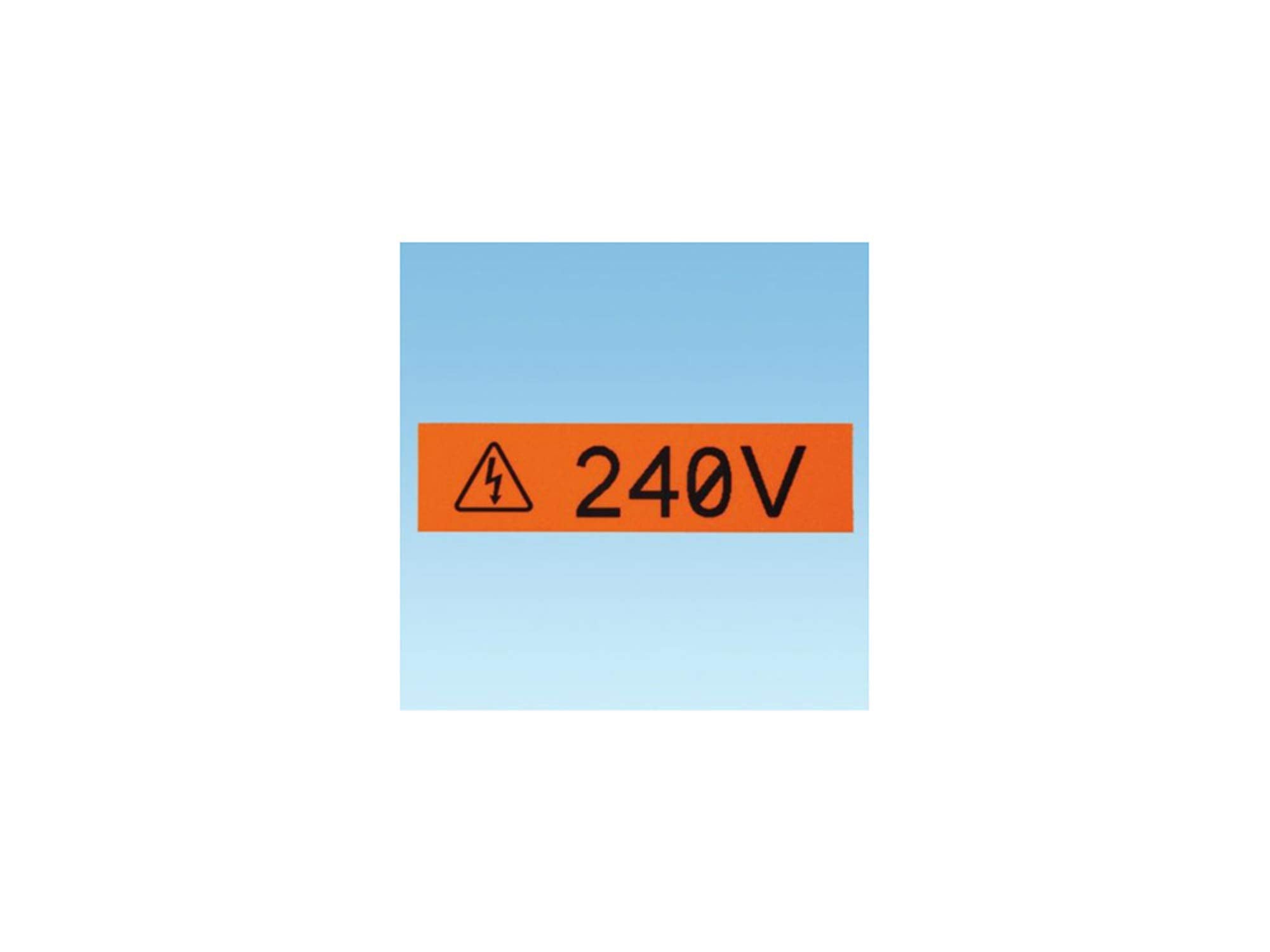 Panduit T024X000VPC-BK Vinyl Tape, 0.24 W x 25 L, Black on White