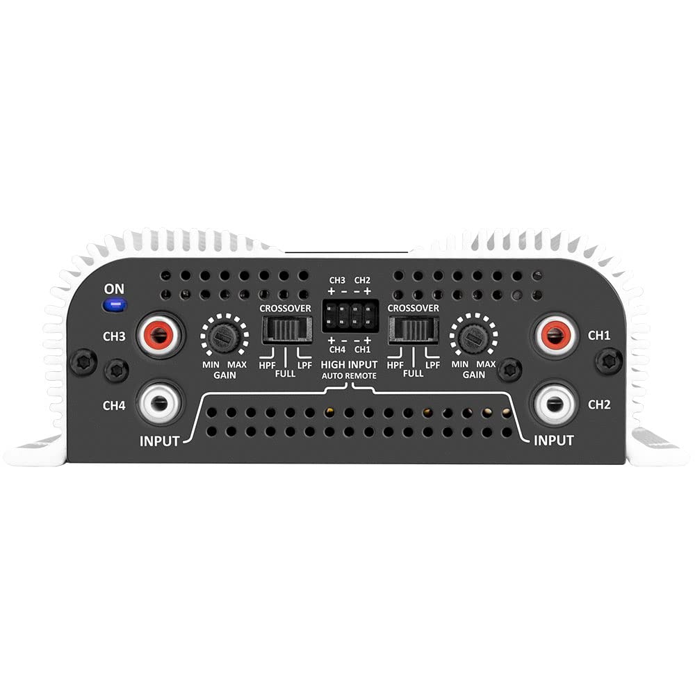 Taramps Ts 800X4 2 Ohms 4 Channels High Level Individual Input, 800 Watts Rms Full Range, Rca Inputs Crossover High/Low Pass, Br