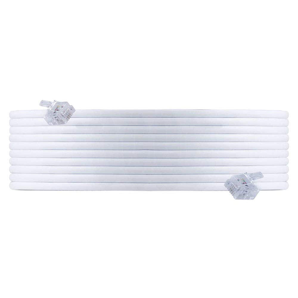 General Electric Power Gear Telephone Line Cord, 25 Feet, Phone Cord, Modular Jack Ends, Works For Phone, Modem Or Fax Machine,