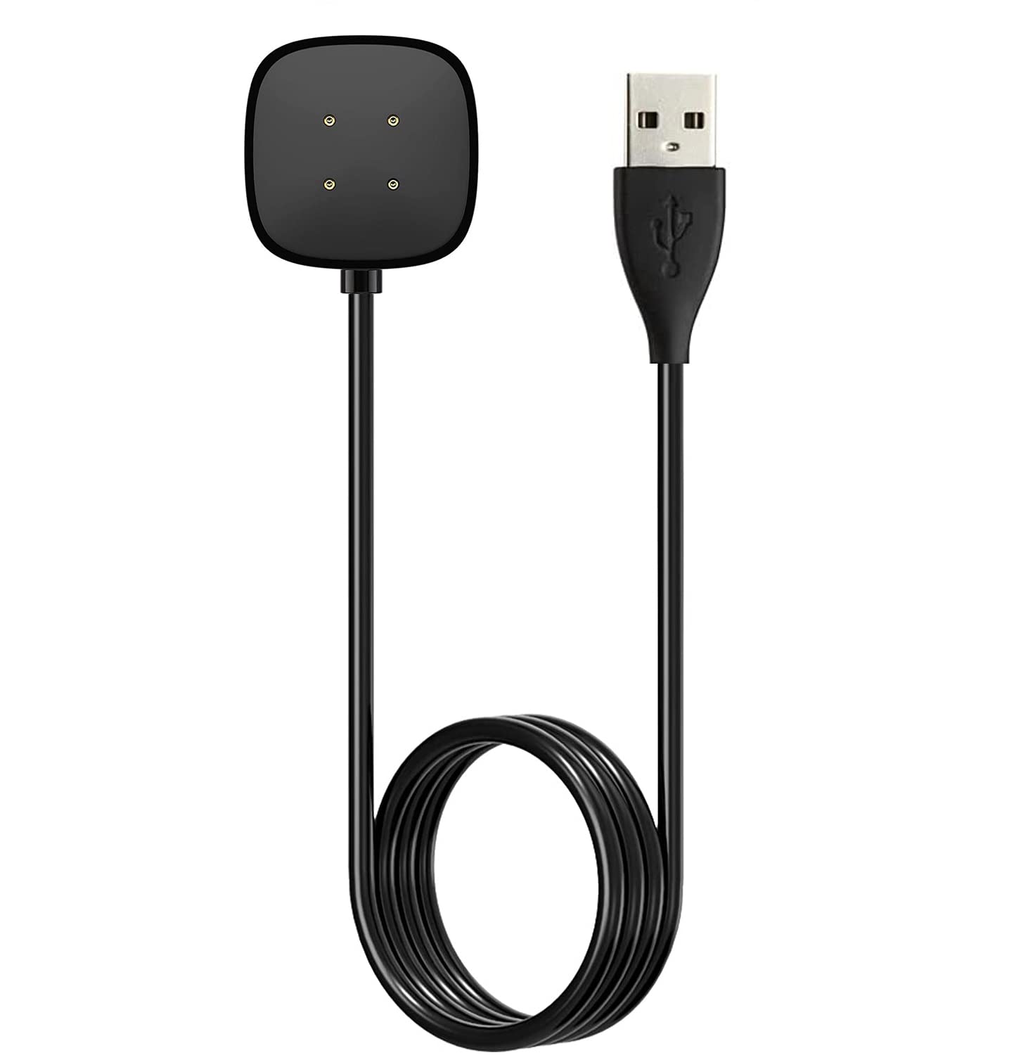 Charger Cable Compatible With Fitbit Sense/Fitbit Versa 3, Replacement Usb Charging Cradle Dock Stand Cable For Smart Watch Sens
