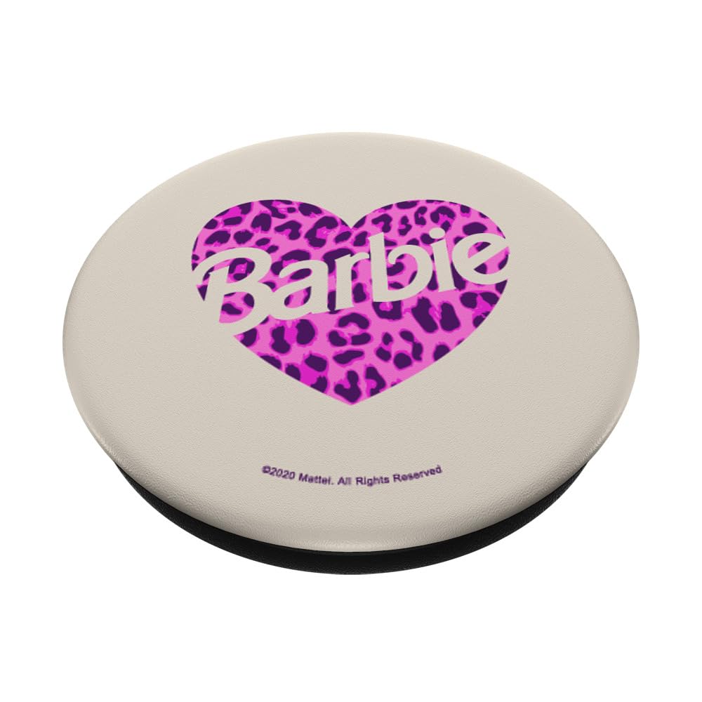 Barbie   Pink Leopard Heart Popsockets Standard Popgrip