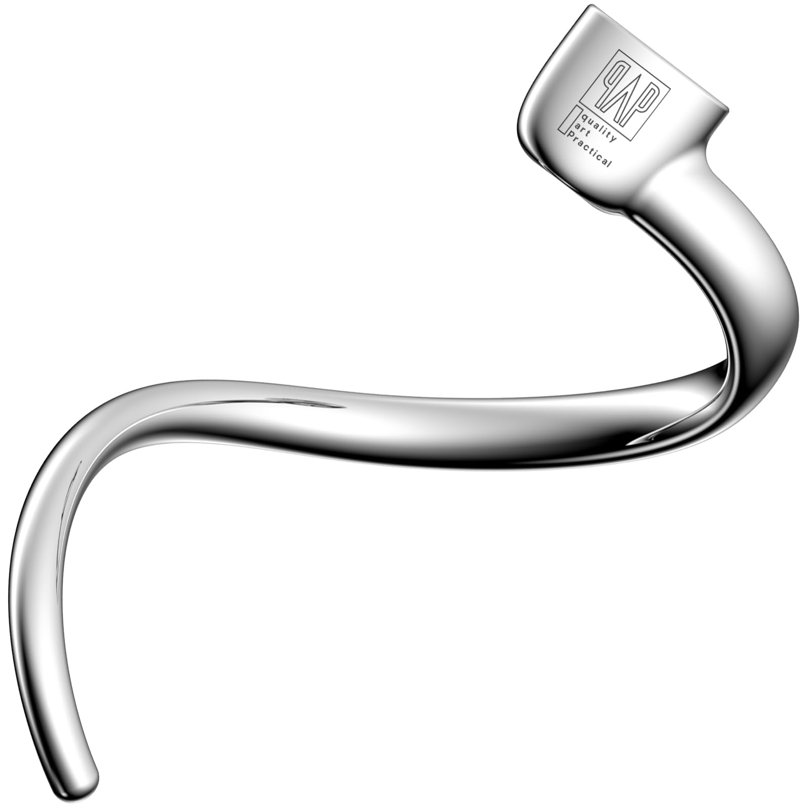 Stainless Steel Spiral Dough Hook,Accessories And Attachments For Kitchenaid Mixers, Fit 6 Qt Tulip Shaped Bowl