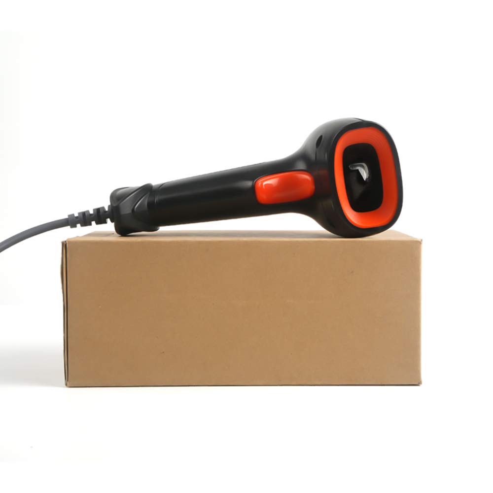 Handheld Usb Barcode Scanner Wired Automatic 1D Bar Code Reader For Supermarket, Convenience Store, Warehouse