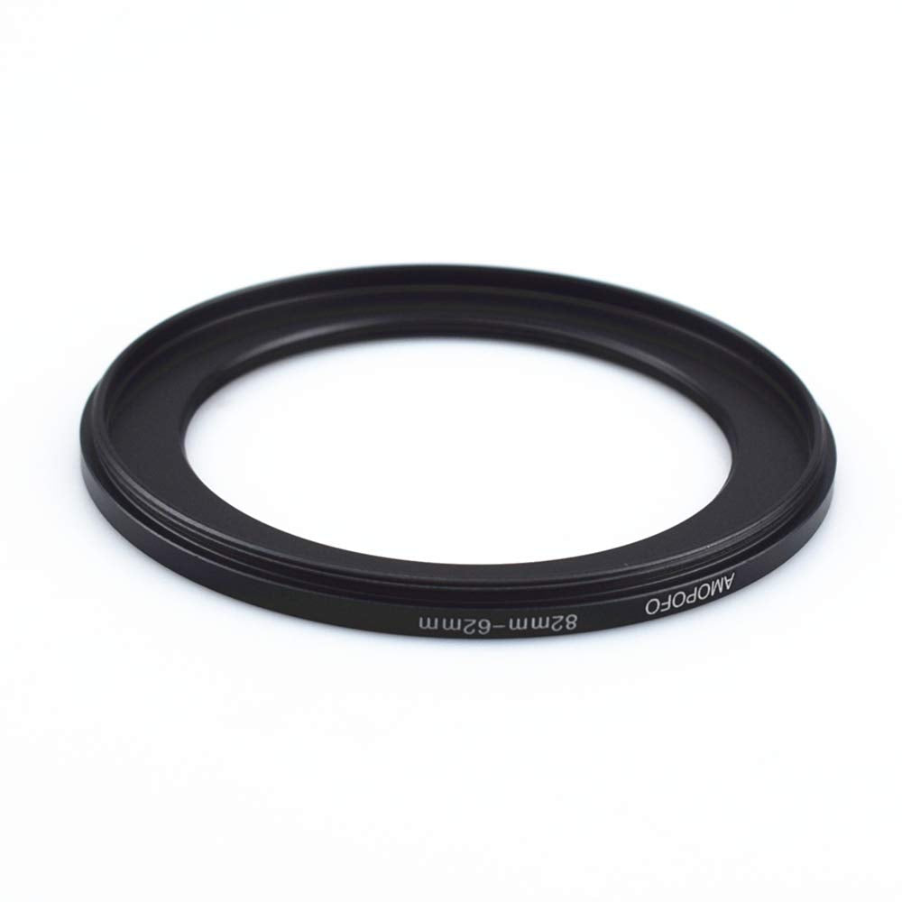 82 To 62Mm Metal Ring/82Mm To 62Mm Step Down Rings Filter Adapter For Uv,Nd,Cpl,Metal Step Down Rings,Compatible With All 82Mm Camera Lenses & 62Mm Accessories