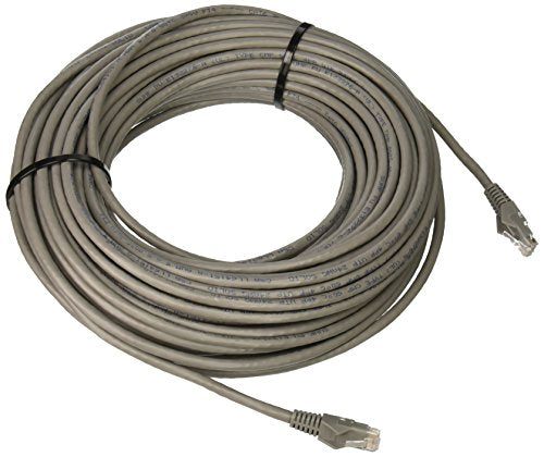 Tripp Lite Cat6 Gigabit Plenum Rated Snagless Molded Patch Cable (Rj45 M/M)   Gray, 100 Ft.(N201 100 Gy P)