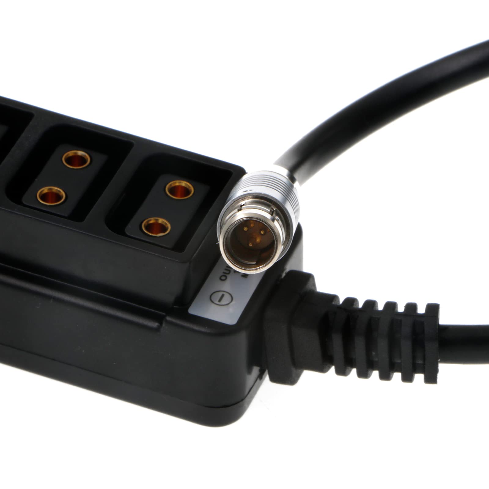 Uonecn Arri Camera Power Cable 3 Pin Male To 4 D Tap Female Video Cable