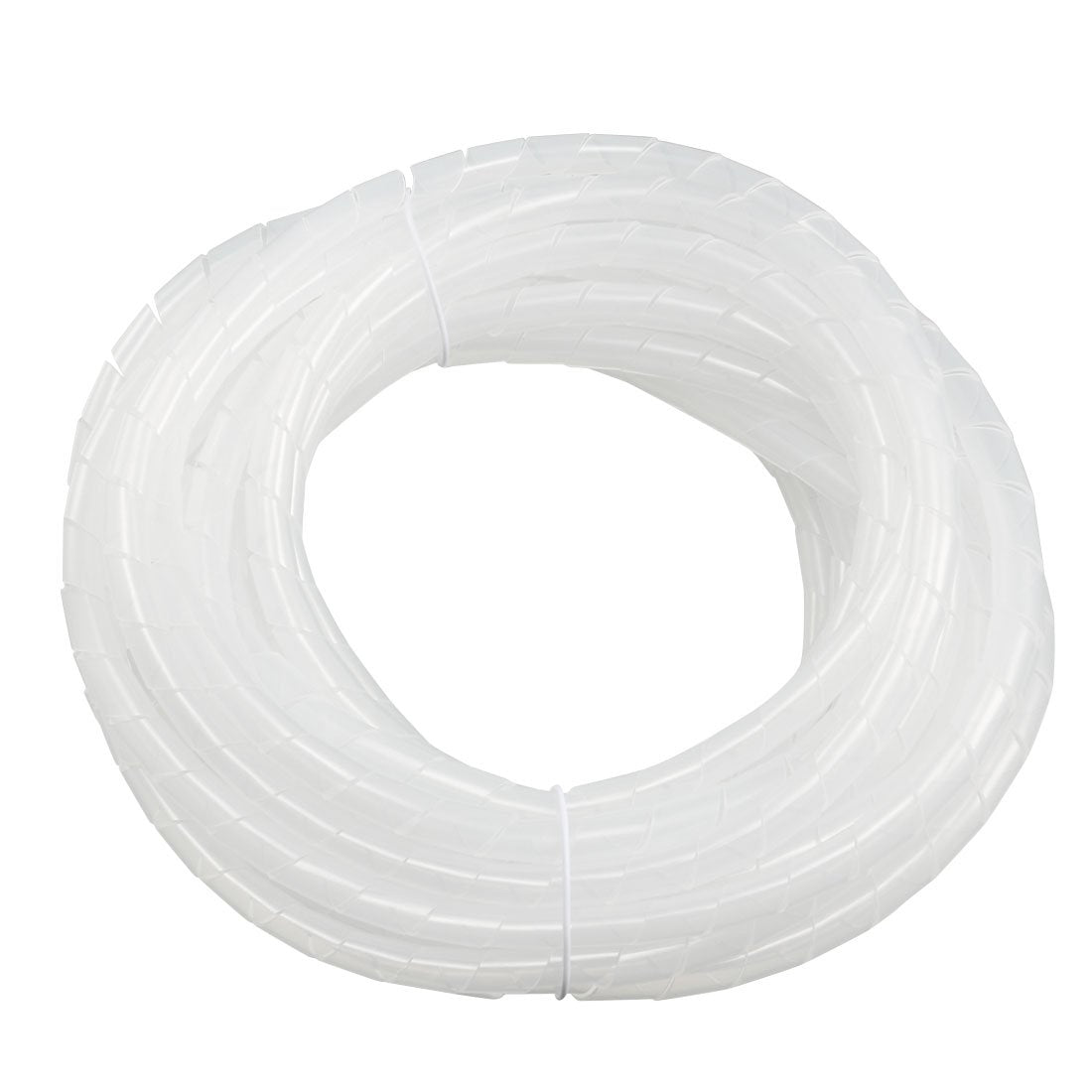 Uxcell Spiral Cable Wrap Wire Cord Wraps 3/8 Inch X 26Ft Pe Polyethylene Tubing For Computer Wire