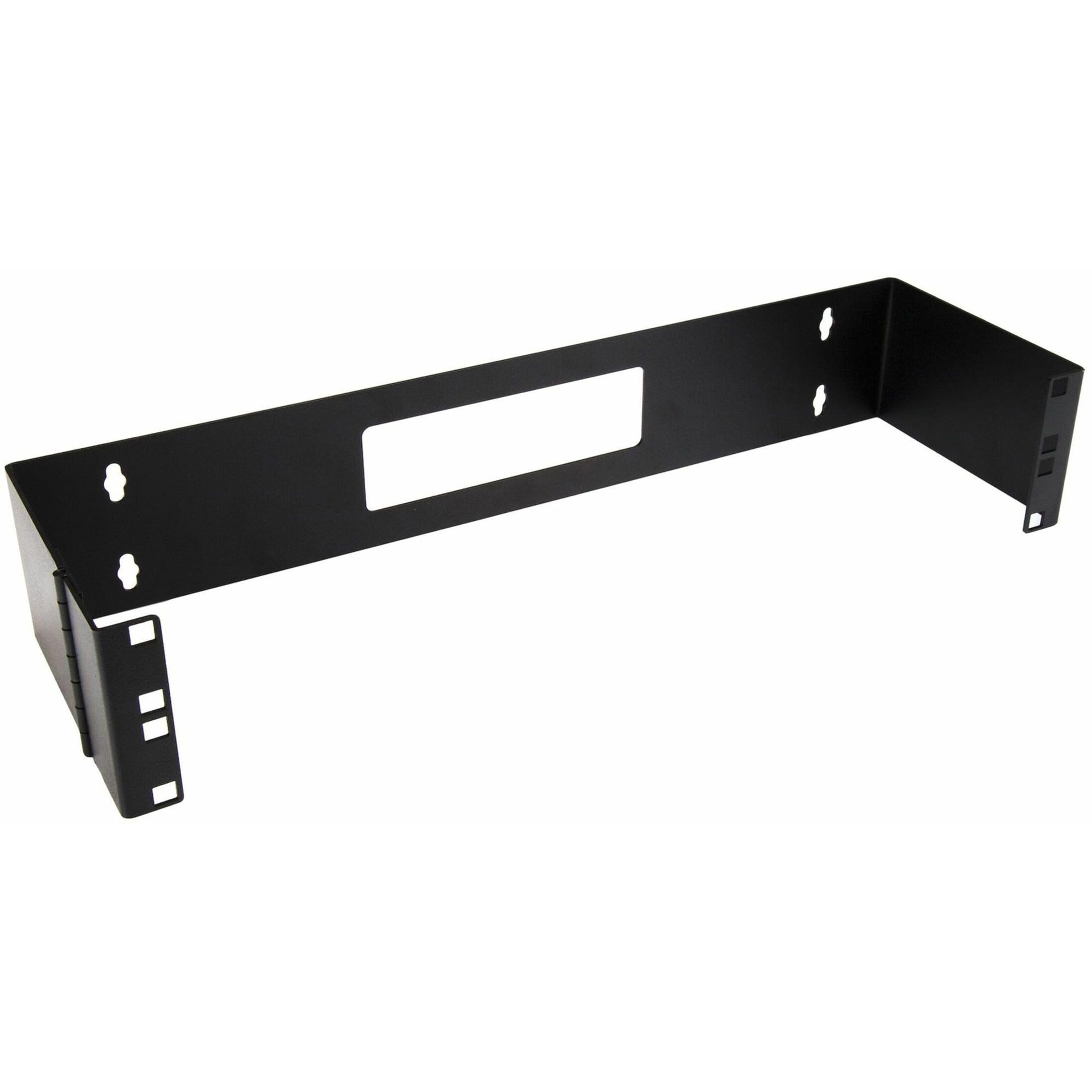 Startech.Com 2U Hinged Wall Mount Patch Panel Bracket   6 Inch Deep   19'' Patch Panel Swing Rack For Shallow Network Equipment 