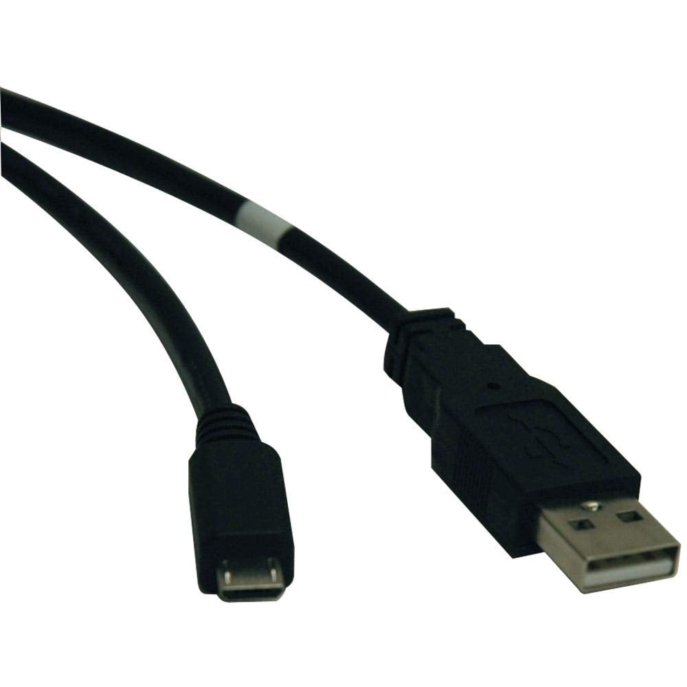 Tripp Lite USB 2.0 Hi-Speed A to Micro-B Cable (M/M) 10-ft. (U050-010),Black