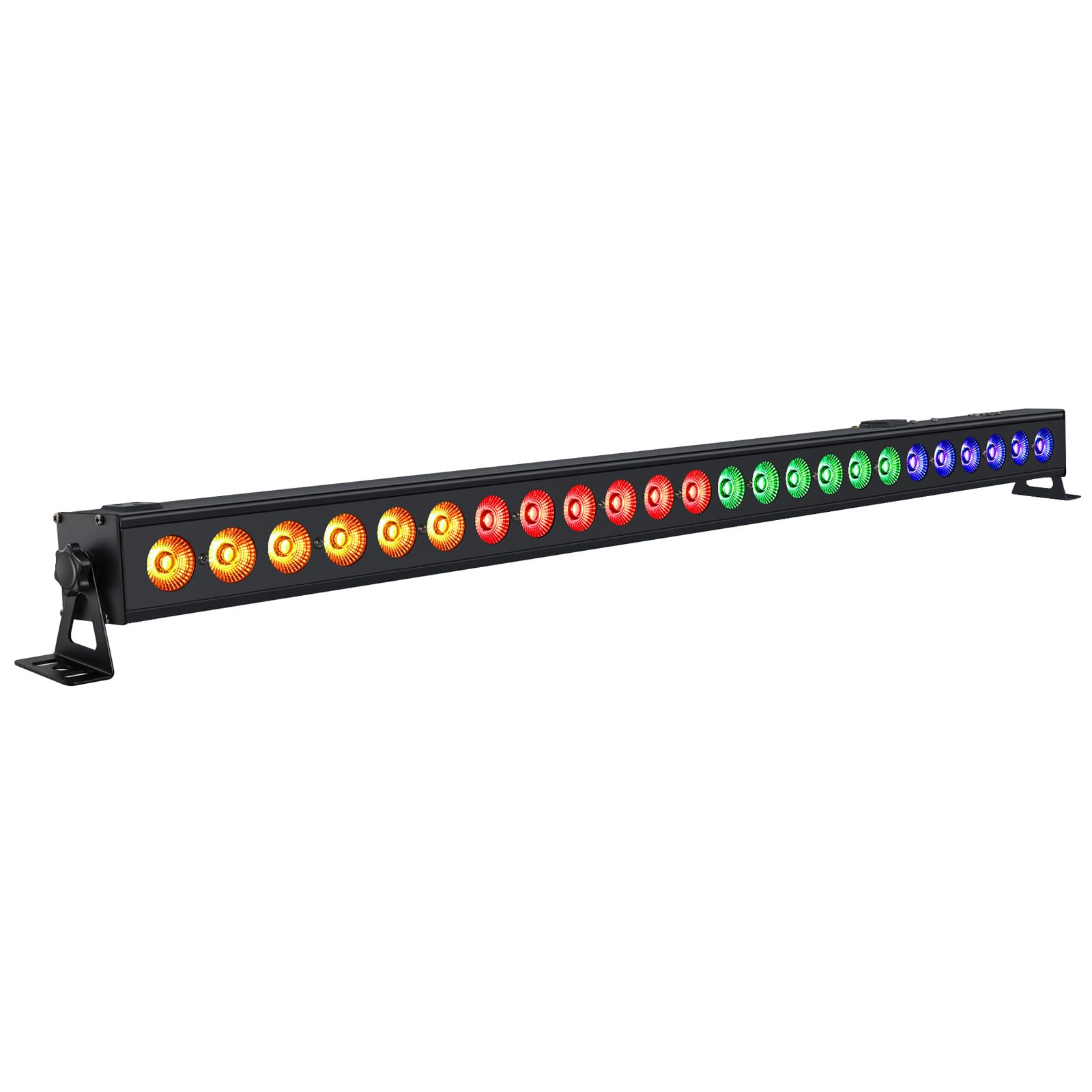 Led Stage Wash Light Bar   40Inch 24Led 96W Rgba Dmx Light Bar Dj Wall Washer Sound Activated Bright Colored Uplight For Indoor