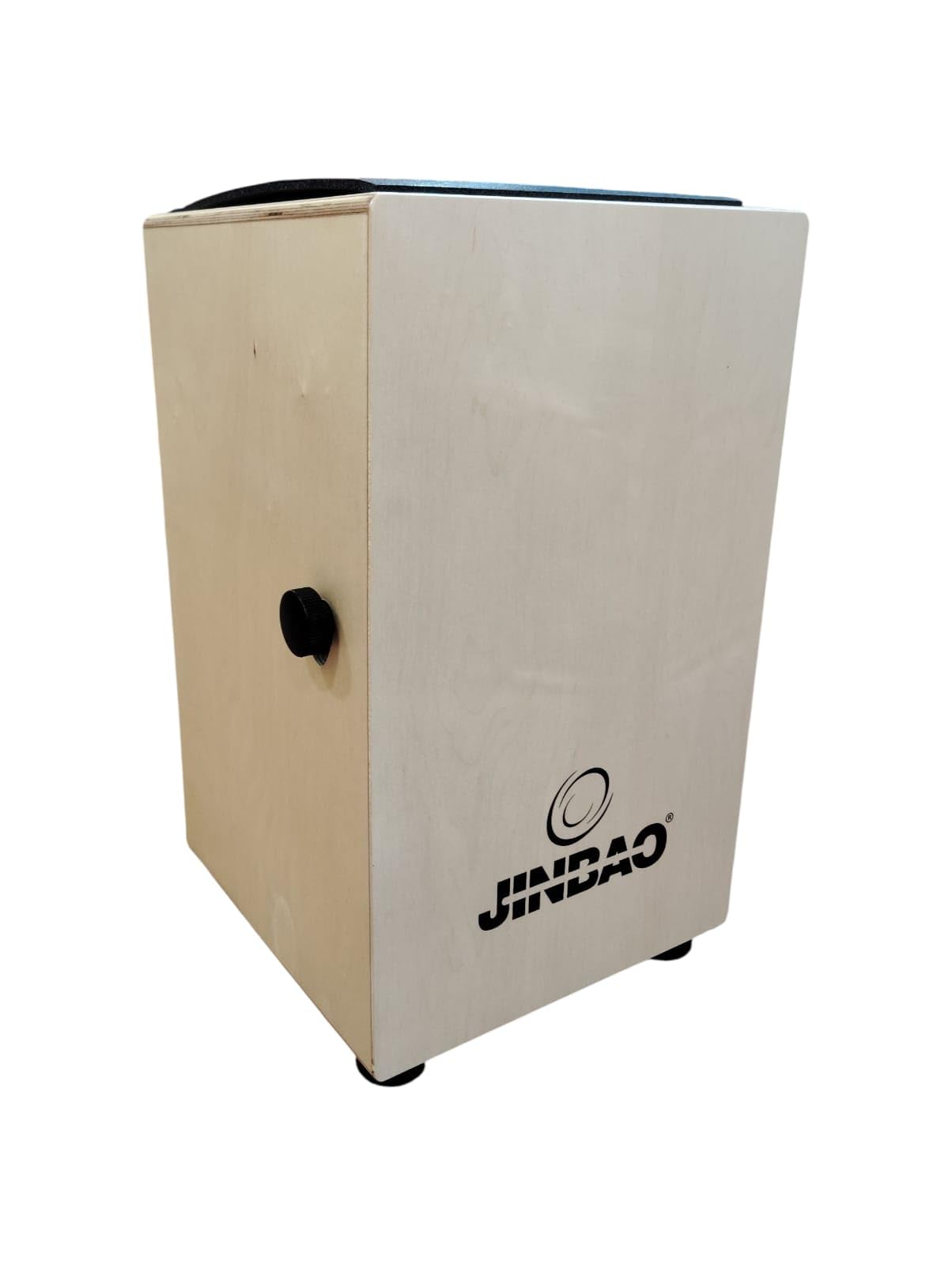 MusicX Jinbao Cajon CAJ120 With Snare Adjustment Knob and Padded Seat (Natural)