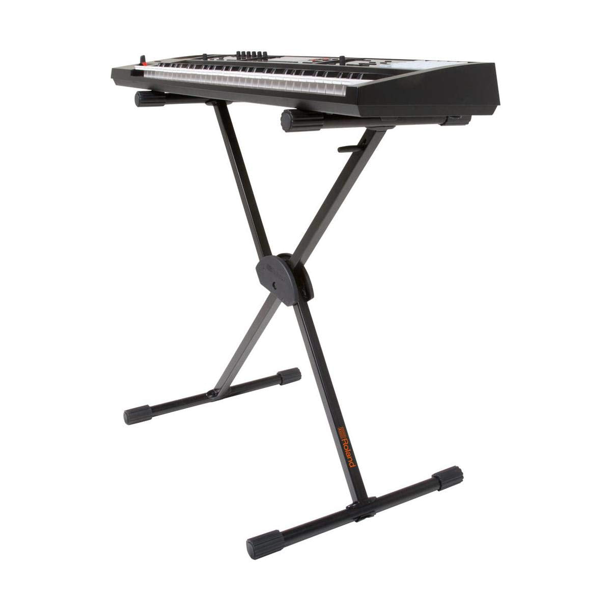 Roland Ks 10X Spring Loaded Electronic Keyboard Stand, Single Brace Black