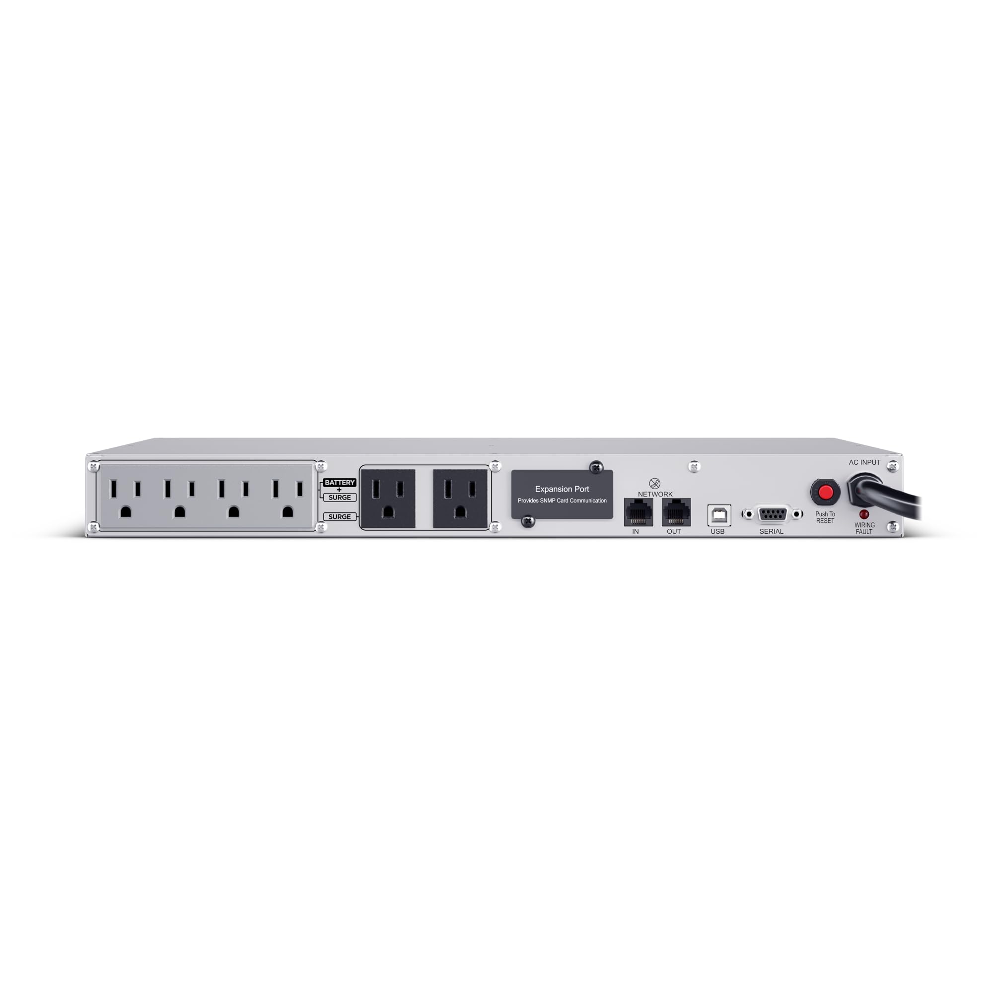 Cyberpower Cp1000Pfcrm1U Pfc Sinewave Ups, 1000Va/600W, 6 Outlets, Avr, 1U Rackmount