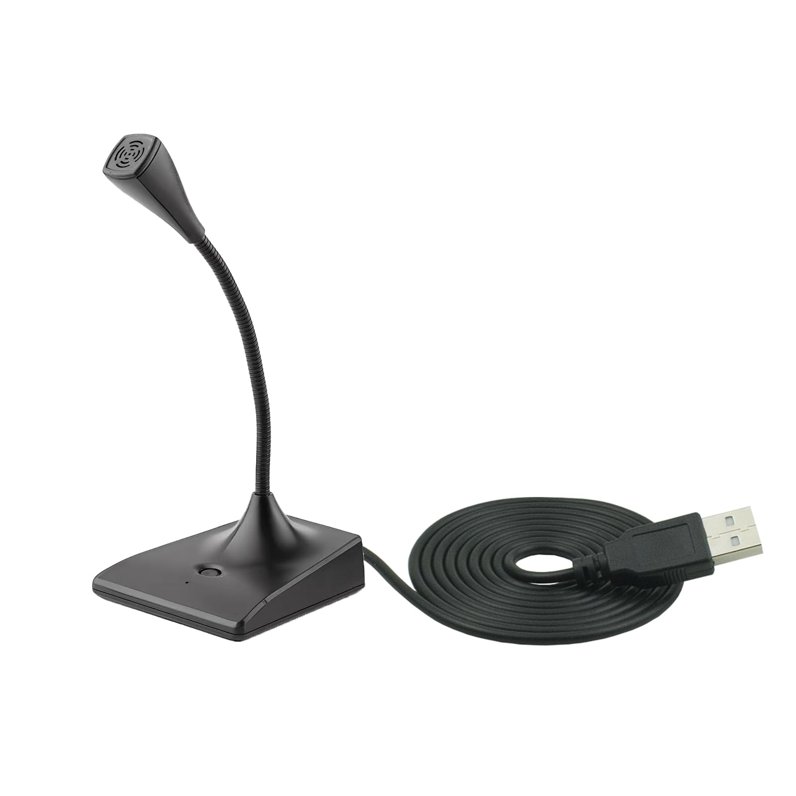 Landibo Usb Pc Microphone,Professional Adjustable Gooseneck Usb Podcast Microphone Compatible With Pc/Mac Driverless Plug And Pl