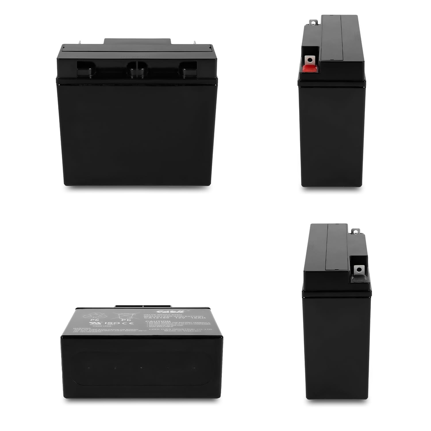 Casil 12V 10Ah Replacement Battery Compatible With Long Wp10-12Se 2 Pack