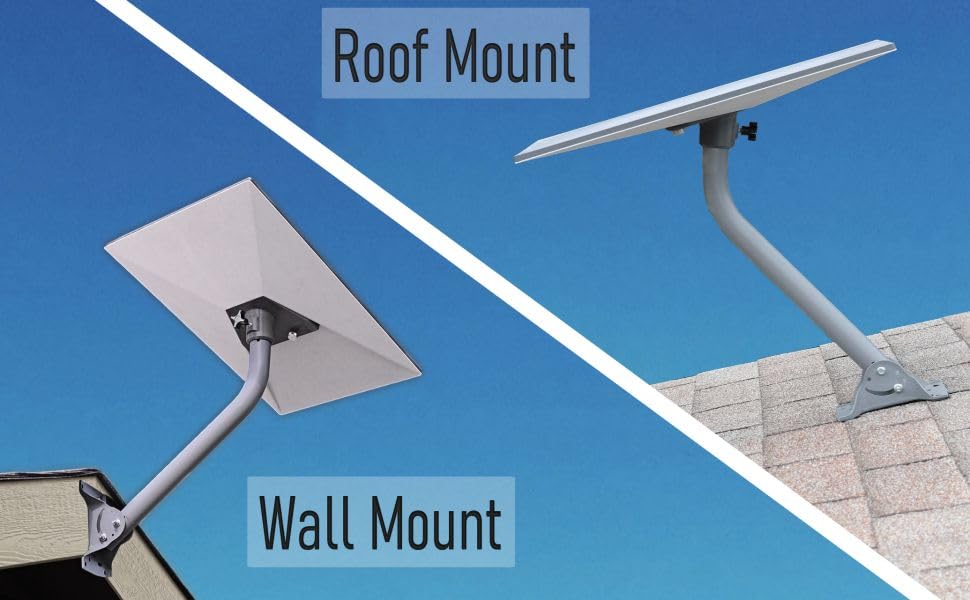 Starlink Generation 3 Roof And Wall Mount Kit Compatible With Gen3 / V3 Starlink Standard Dish