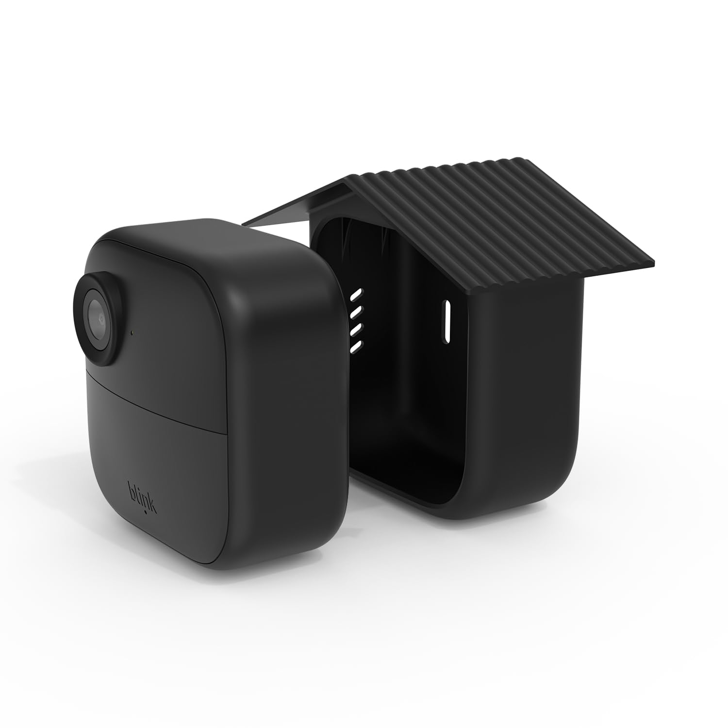 Holicfun Silicone Skin For Blink Outdoor 4 Smart Security Camera   Black