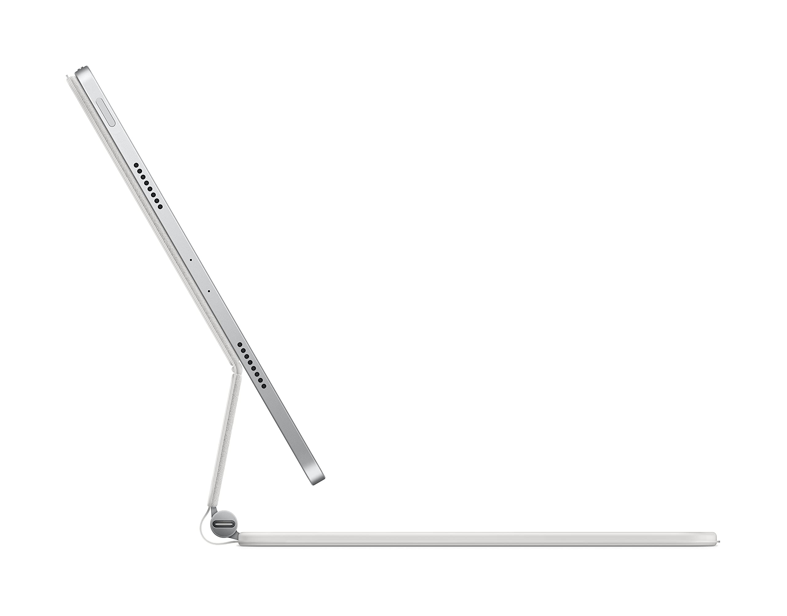 Apple Magic Keyboard: iPad Keyboard case for iPad Pro 11 inch (1st, 2nd, 3rd, 4th gen) and iPad Air (4th, 5th gen, and M2), Great Typing Experience, Built in trackpad, Swiss   White