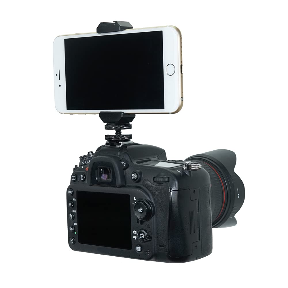 Sioti Camera Hot Shoe Adapter Mount, Camera Hot Shoe Mount, Flash Shoe Mount (Hot Shoe To 1/4')