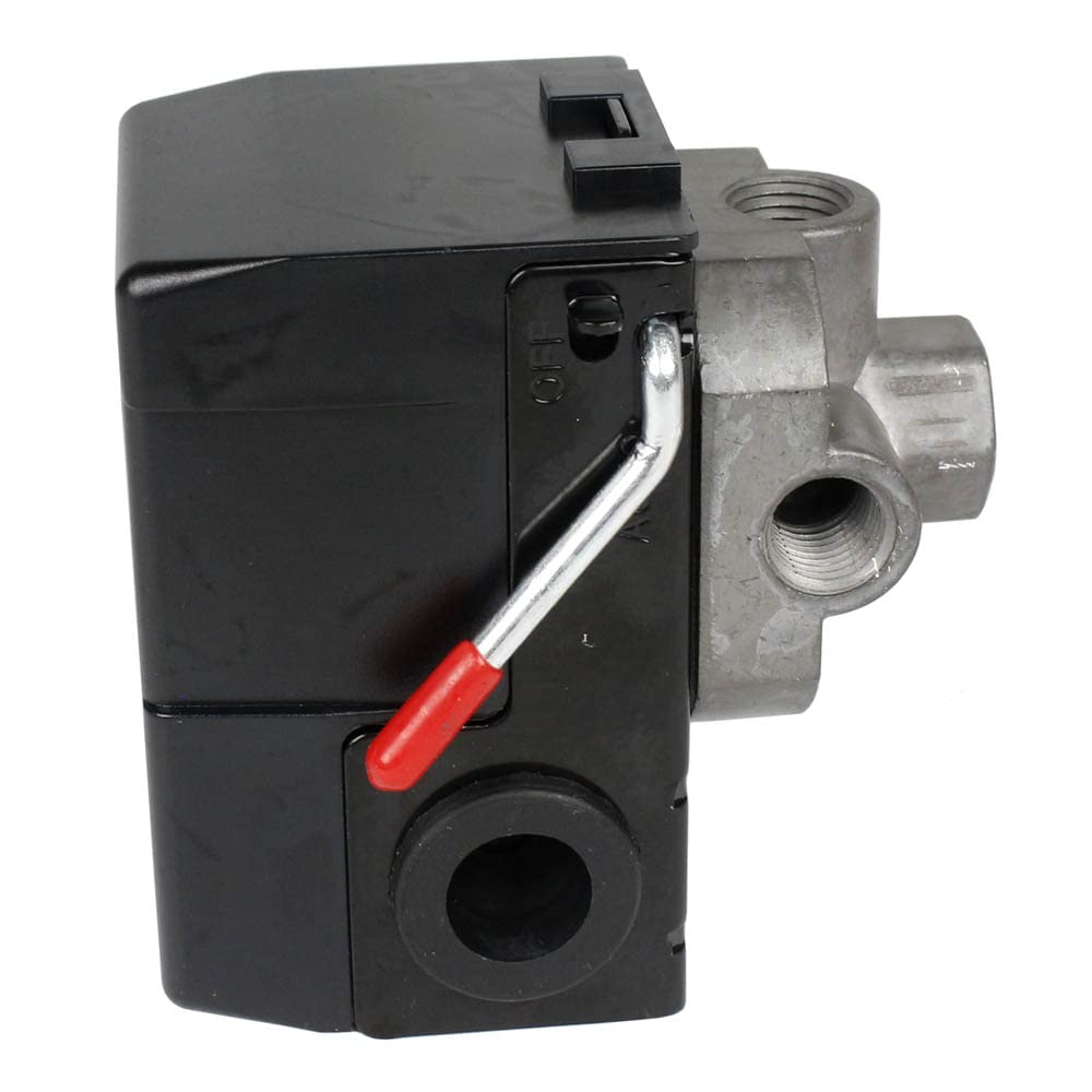 Lefoo Air Compressor Switch Pressure Control Switch Valve For Air Compressor Replaces Furnas Square D H4   Lf10 4H 1 Npt1/4 140