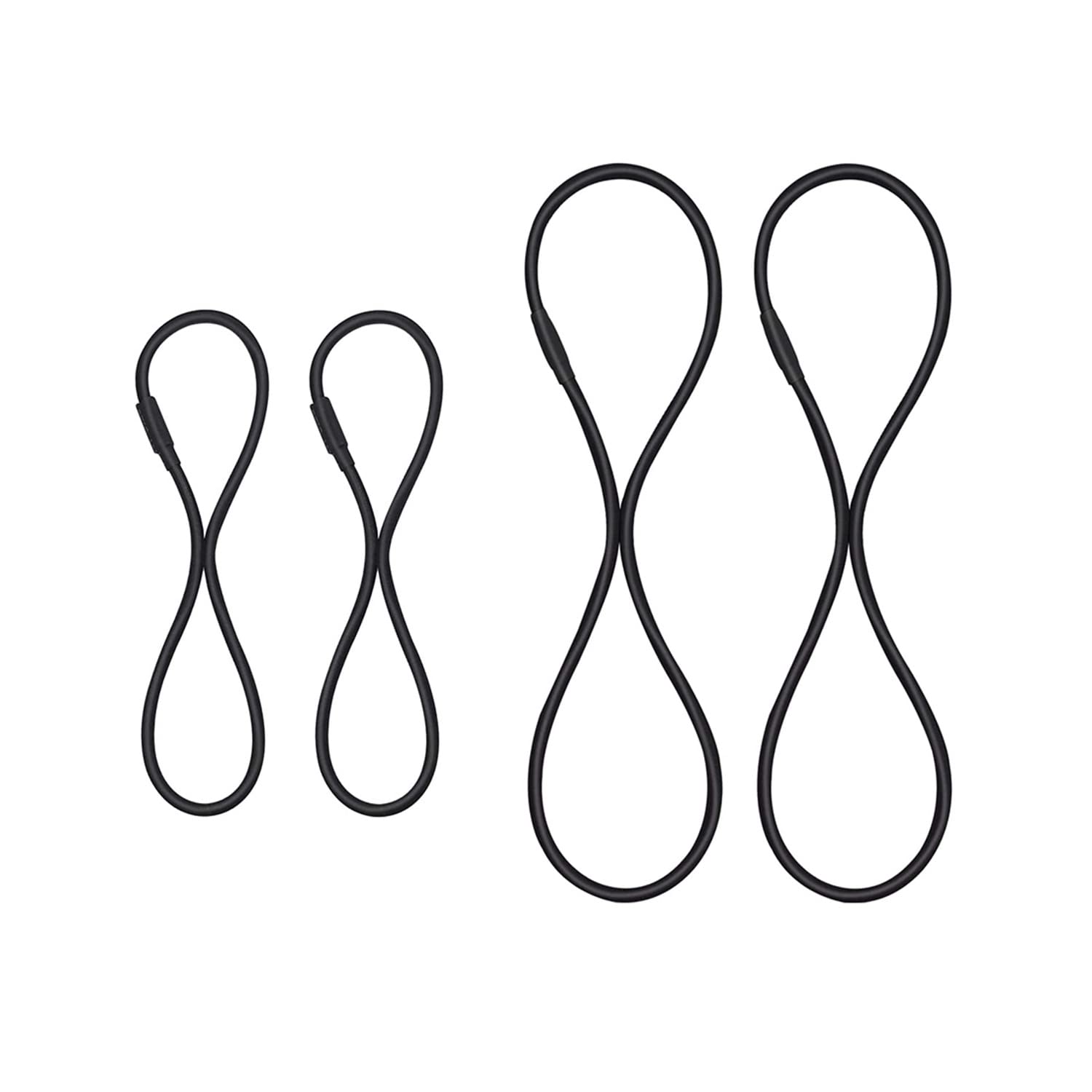 Zyamy 8Pcs Black Universal Elastic Band Replacement Microphone Shock Mount Rubber Ring Shock Mount Retainer