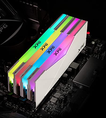 Xpg Ddr4 D50 Rgb 16Gb (2X8Gb) 3200Mhz Pc4 25600 U Dimm 288 Pins Desktop Memory Cl16 Kit White (Ax4U32008G16A Dw50)