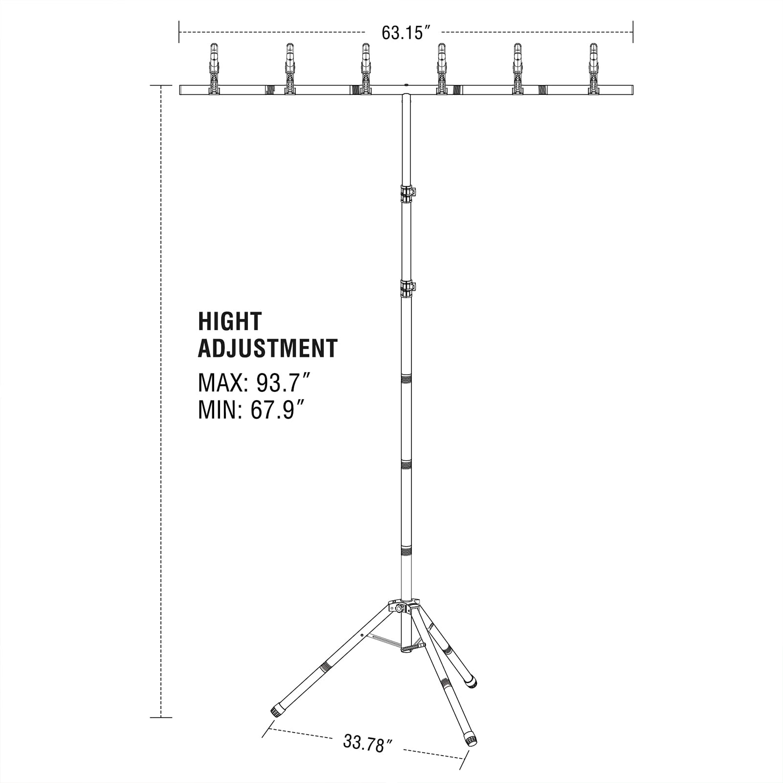 Forlogic Green Screen Backdrop Kit With Stand, 8X5.3Ft Portable Greenscreen Background Stand, T Backdrop Stand Kit For Streaming