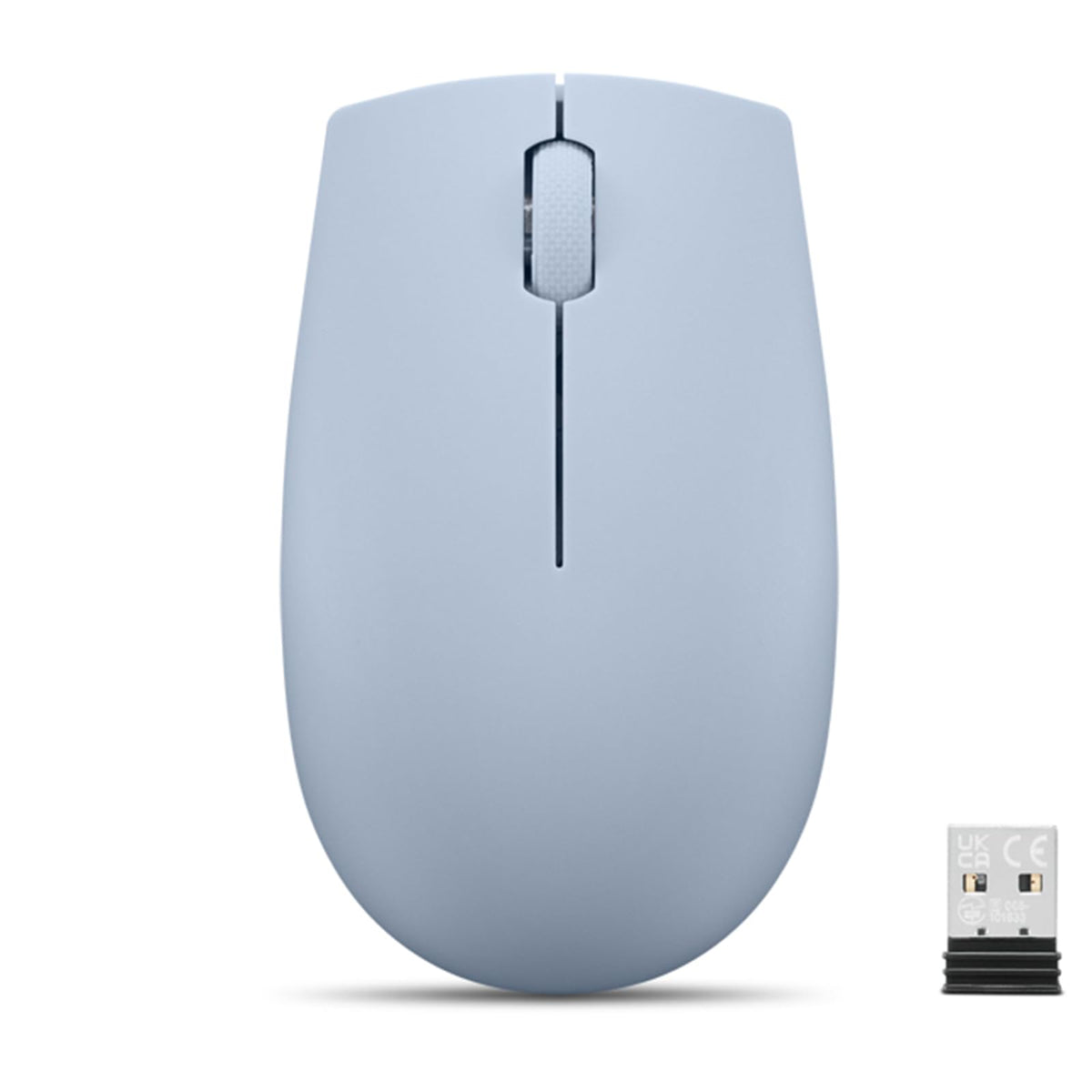 Lenovo 300 Wireless Mouse   Computer Mouse For Pc, Laptop With Windows   Ambidextrous Design   2.4 Ghz Nano Usb Receiver   12 Mo