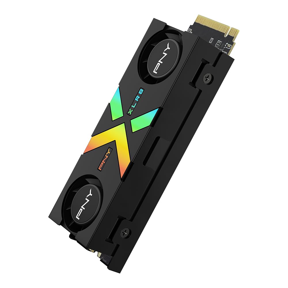 Pny Cs3150 Xlr8 Gaming Epic-X Rgb 1Tb Pcie Gen5 X4 Nvme M.2 Ssd With Rgb Dual Fan Heatsink - Microsoft Directstorage Compatible