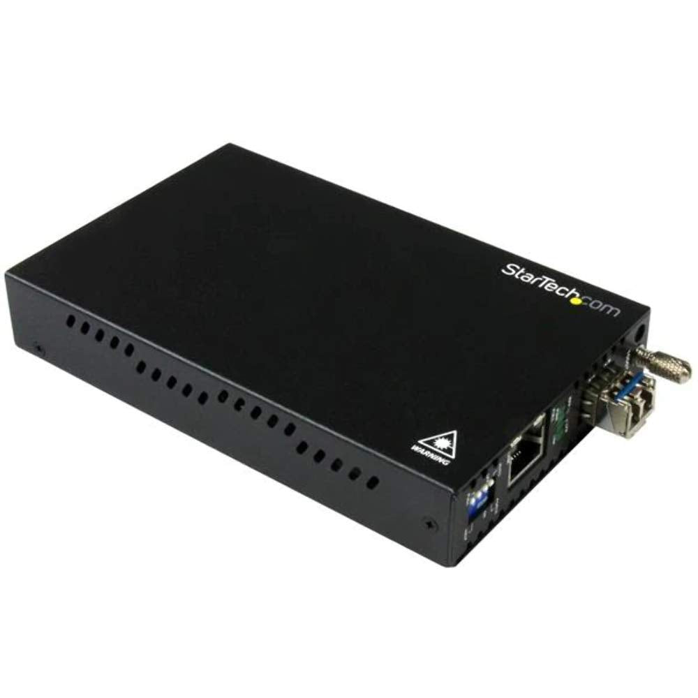 Startech.Com Singlemode (Sm) Lc Fiber Media Converter For 1Gbe Network   20Km   Gigabit Ethernet   1310Nm   With Sfp Transceiver