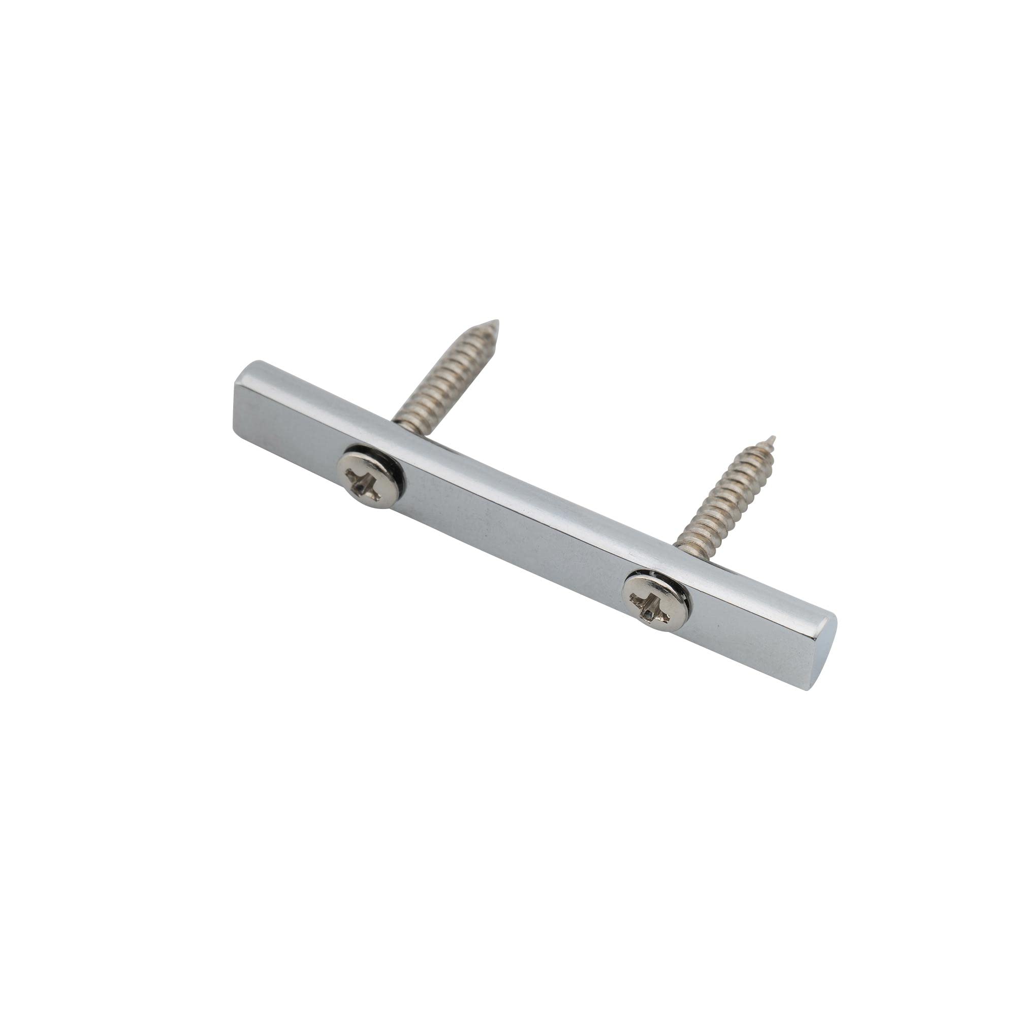 Musiclily Pro 43Mm Brass Bass String Retainer Bar For 4 String Electric Bass, Chrome