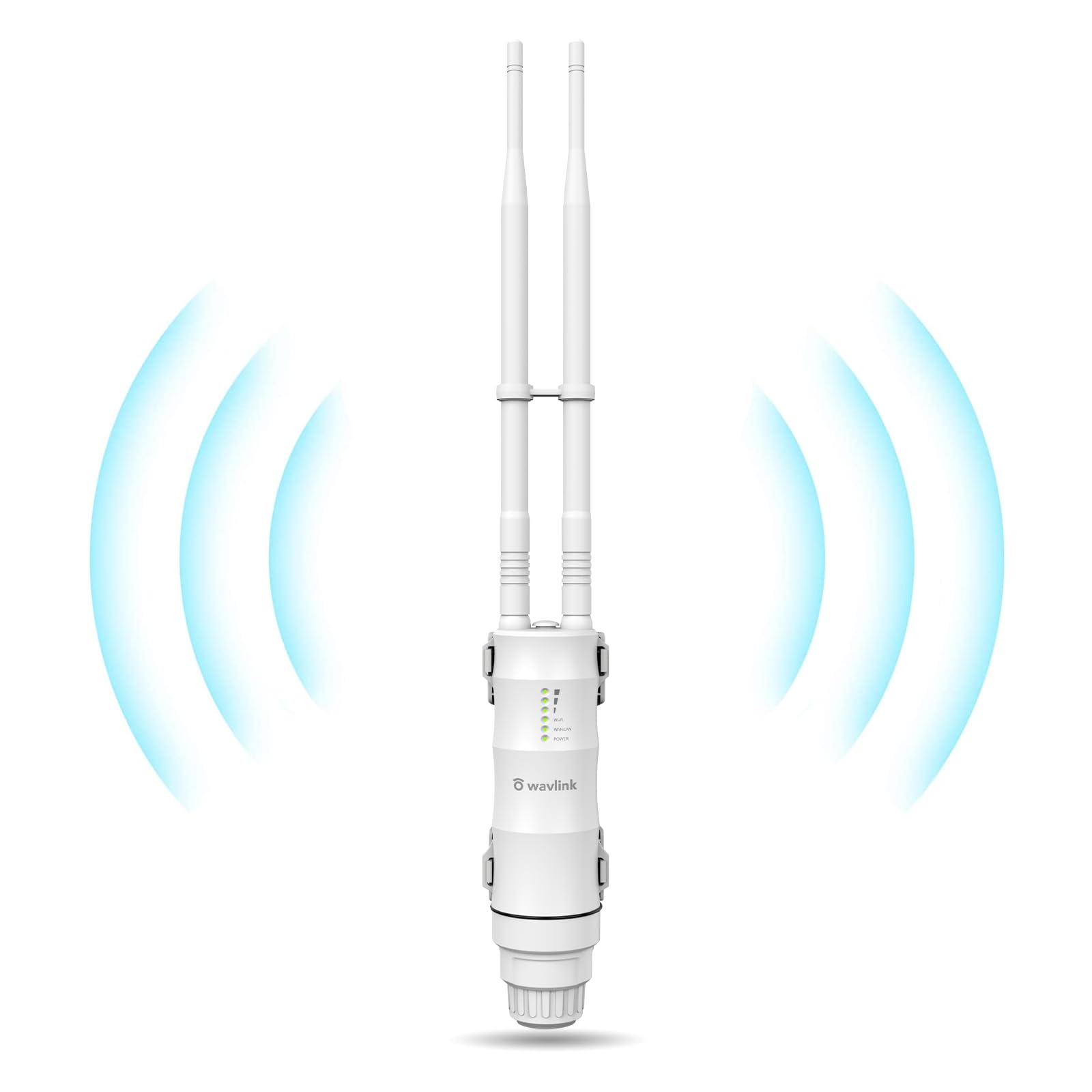 Outdoor Wifi Access Point,Wavlink Wifi Router Extender,Ac600 High Power Dual Band 2.4+5G Wireless Router/Ap/Wi Fi Range Extender 3 In 1 Weatherproof With Poe For Courtyard,Rv,Campsite