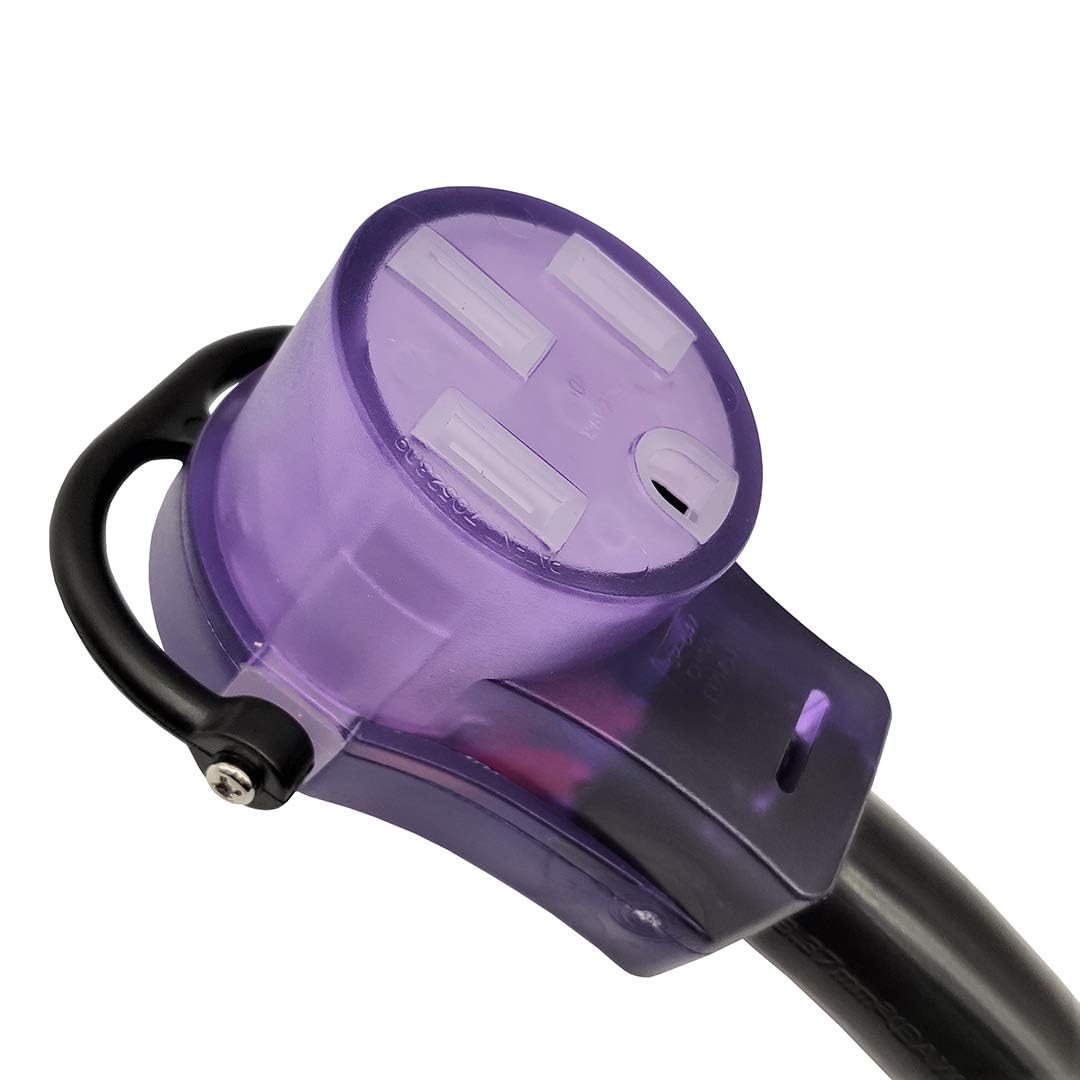 Parkworld Ev/Rv 50A Extension Cord, Nema 14 50 Extension Cord, Nema 14 50P To 14 50R 50Amp 4Prong (6Ft)